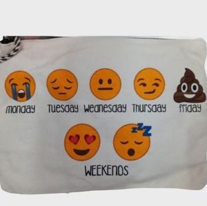 Twig & Arrow Canvas Pouch Clutch/ Days One Size